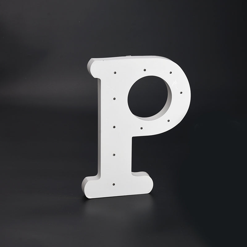 Wooden LED Sign Letters P