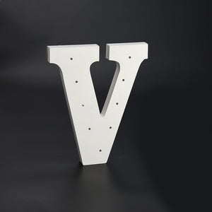 Wooden LED Sign Letters V