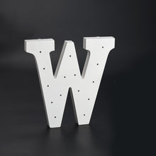 Load image into Gallery viewer, Wooden LED Sign Letters W