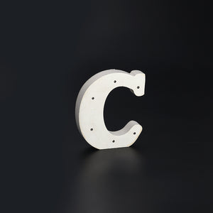 Wooden LED Sign Letters C