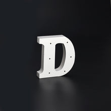 Load image into Gallery viewer, Wooden LED Sign Letters D