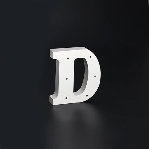 Wooden LED Sign Letters D