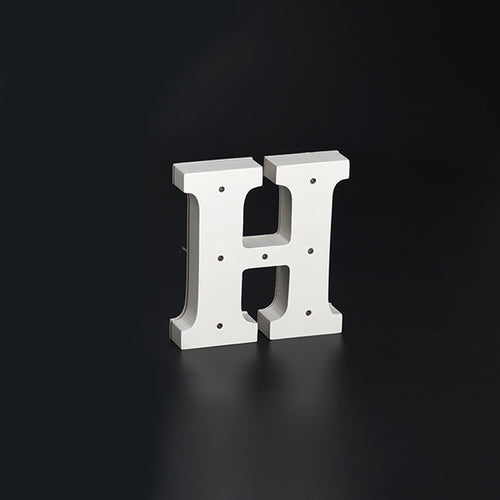 Wooden LED Sign Letters H