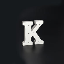 Load image into Gallery viewer, Wooden LED Sign Letters K