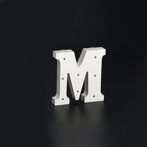 Wooden LED Sign Letters M