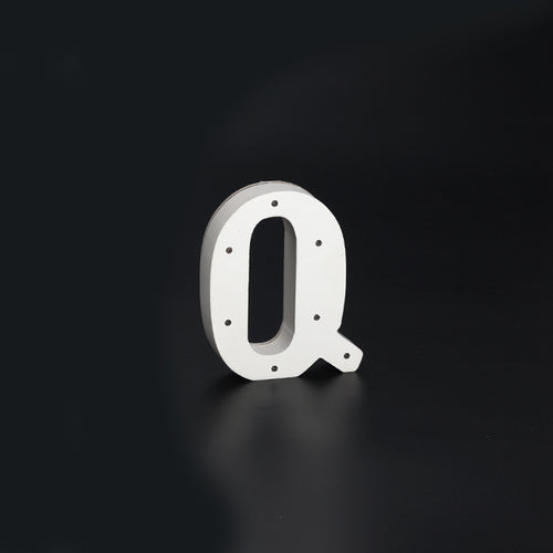 Wooden LED Sign Letters Q