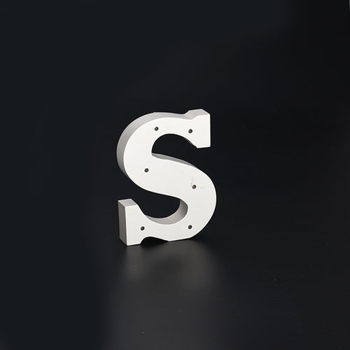 Wooden LED Sign Letters S