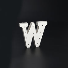 Load image into Gallery viewer, Wooden LED Sign Letters W