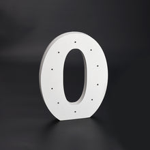 Load image into Gallery viewer, Wooden LED Number 0