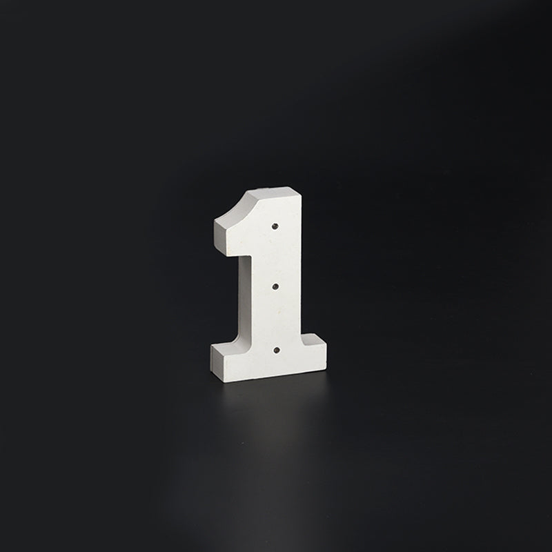 Wooden LED Number 1