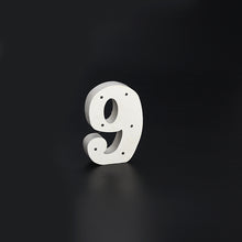 Load image into Gallery viewer, Wooden LED Number 9