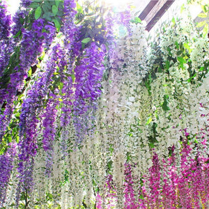 12pcs Artificial Wisteria Flower