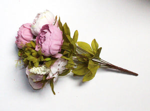 Lavender Peony Silk 8 Head