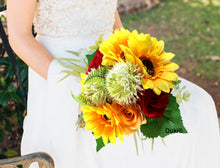 Load image into Gallery viewer, Sunflower Red Bouquet