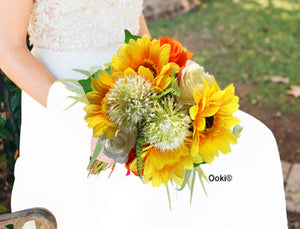 Sunflower Orange Bouquet